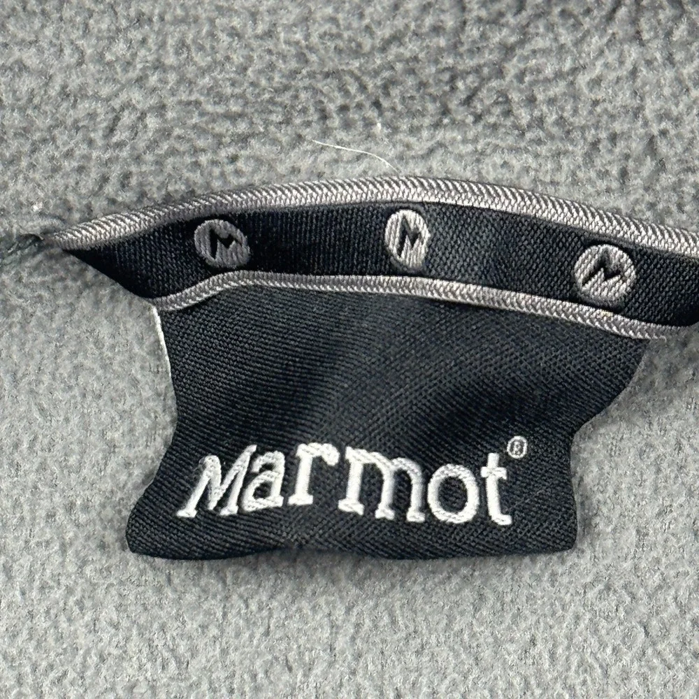 Marmot‎ Sweater Mens Small Gray 1/2 Zip Rocklin Fleece Pullover Knit Outdoors